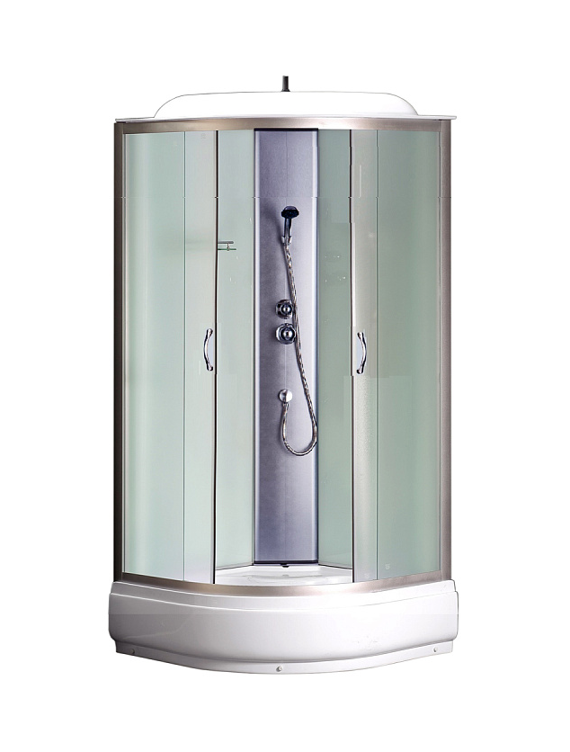 Душевая кабина LORANTO CS-6680-25 F 80х80х215 матовое стекло 4мм, поддон 25 см