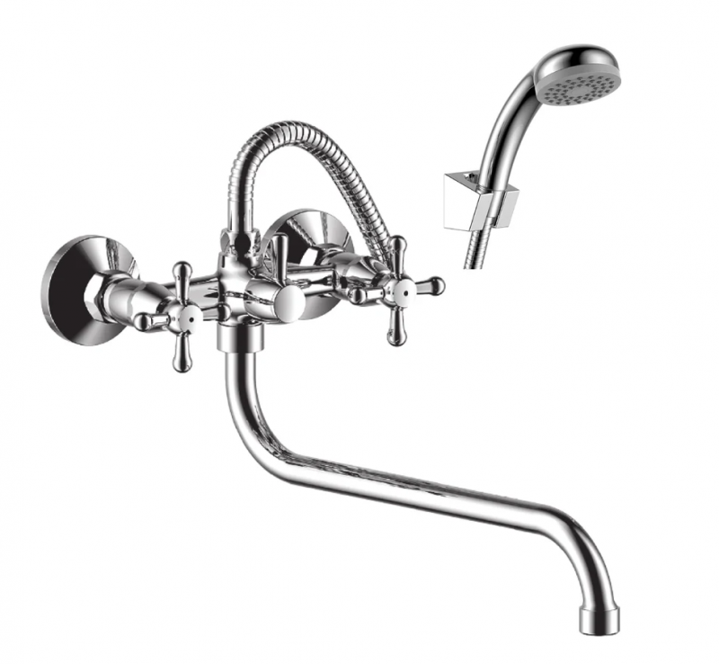 Смеситель для ванны Rossinka универсальный Y02-82