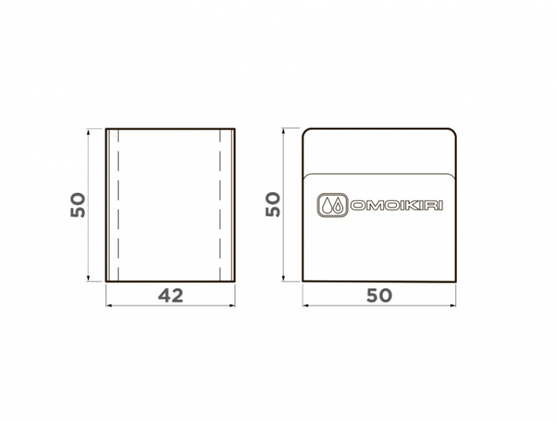 Держатель для губки SH-01-LG нерж.сталь/светлое золото 4999123 OMOIKIRI